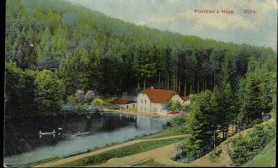 POZDRAV Z HÁJE – MLÝN pohlednice