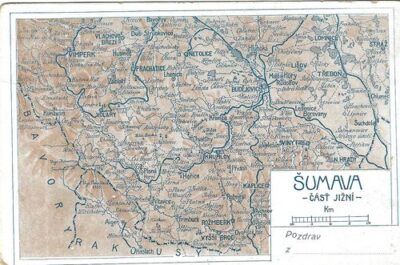 ŠUMAVA – ČÁST JIŽNÍ pohlednice