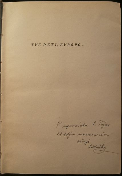 TVÉ DĚTI, EVROPO – detail 1