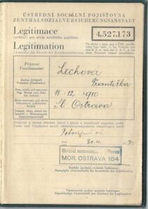 ÚSTŘEDNÍ SOCIÁLNÍ POJIŠŤOVNA – LEGITIMACE 2