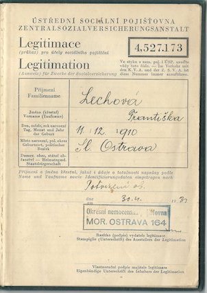 usp_lechovaa ÚSTŘEDNÍ SOCIÁLNÍ POJIŠŤOVNA – LEGITIMACE 2