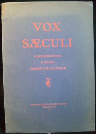 vox VOX SAECULI – Flora Kleinschnitzová