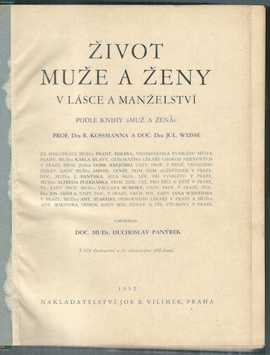 zivotmu ŽIVOT MUŽE A ŽENY V LÁSCE A MANŽELSTVÍ – Duchoslav Panýrek