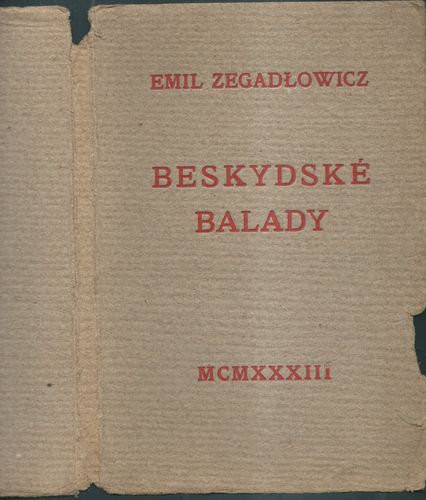 BESKYDSKÉ BALADY – Emil Zegadłowicz