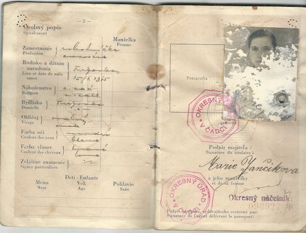 CESTOVNÝ PAS - SLOVENSKÁ REPUBLIKA – detail 1