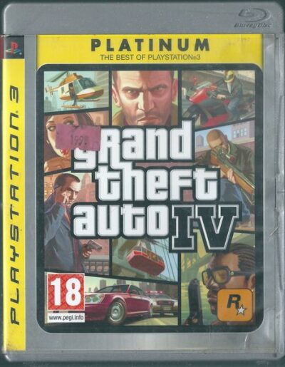 DVD GRAND THEFT AUTO IV