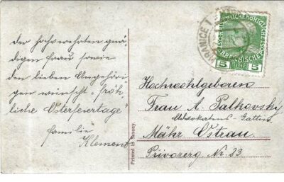 FRÖHLICHE OSTERN pohlednice