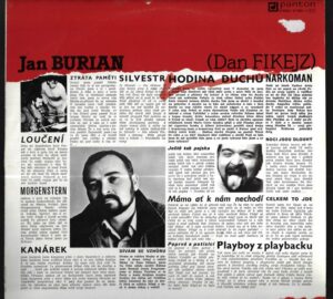 JAN BURIAN, DANIEL FIKEJZ – HODINA DUCHŮ (LP)