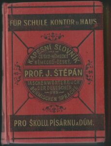 KAPESNÍ SLOVNÍK ČESKO-NĚMECKÝ, NĚMECKO-ČESKÝ