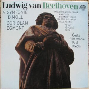 LUDWIG VAN BEETHOVEN – 9. SYMFONIE D MOLL, CORIOLAN, EGMONT (LP)