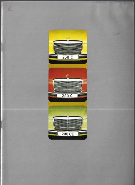 MERCEDES-BENZ – 250 C, 280 C, 280 CE