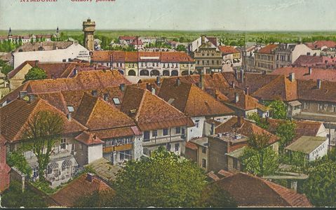 NYMBURK – CELKOVÝ POHLED pohlednice