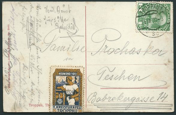 OPAVA - (TROPPAU) - THEATER – detail 1