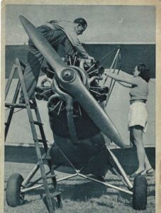 OŠETŘOVÁNÍ MOTORU LETADLA pohlednice