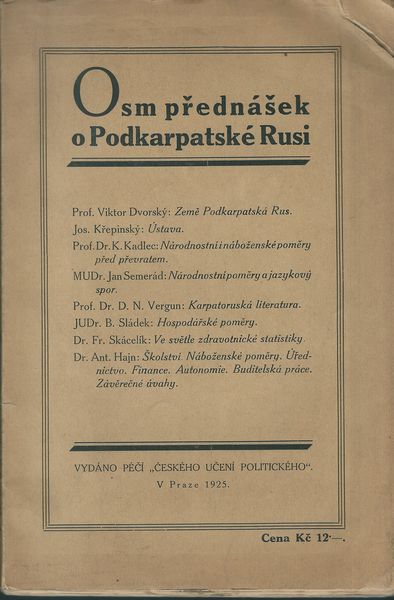 osmpropodru OSM PŘEDNÁŠEK O PODKARPATSKÉ RUSI