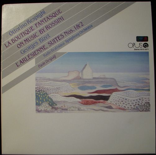 OTTORINO RESPIGHI – LA BOUTIQUE FANTASQUE / GEORGES BIZET – L`ARLÉSIENNE, SUITES NOS. 1 & 2 LP deska