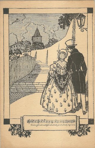 postarychzamschod PO STARÝCH ZÁMECKÝCH SCHODECH pohlednice