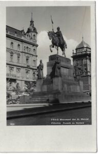 PRAHA – POMNÍK SV. VÁCLAVA pohlednice