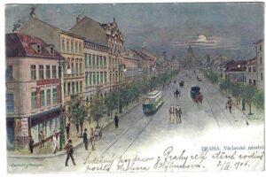 PRAHA – VÁCLAVSKÉ NÁMĚSTÍ pohlednice
