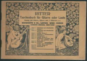 RITTER TASCHENBUCH FÜR GITARRE ODER LAUTE