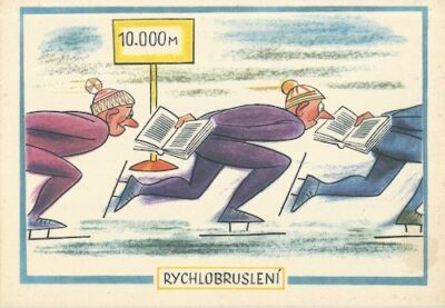 RYCHLOBRUSLENÍ pohlednice