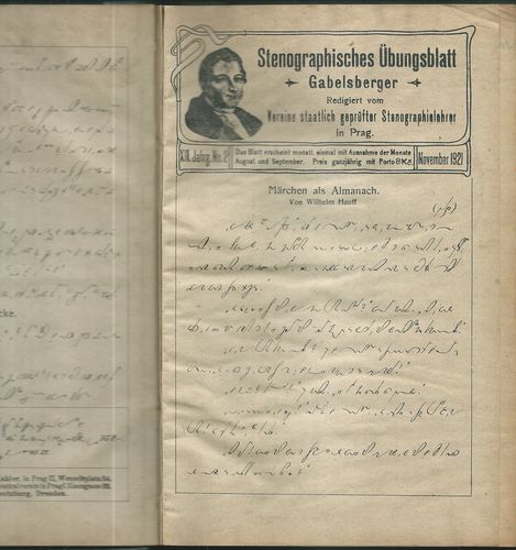 STENOGRAPHISCHES UEBUNGSBLATT "GABELSBERGER" – detail 1