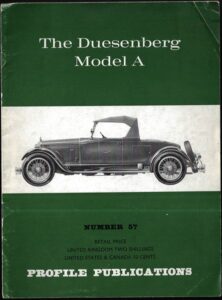 THE DUESENBERG MODEL A – Charles L. Betts