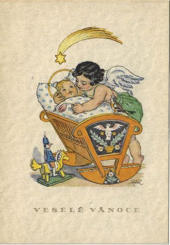 vevasalichovp.pdf VESELÉ VÁNOCE: JEŽÍŠEK V JESLÍCH pohlednice