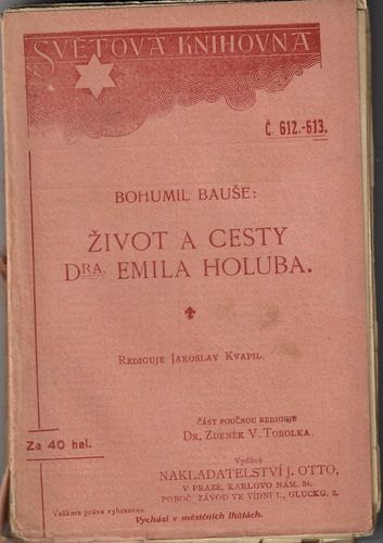 zivacestdrehol.pdf ŽIVOT A CESTY DRA. EMILA HOLUBA – Bohumil Bauše