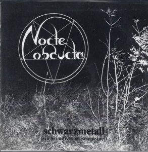 NOCTE OBDUCTA – SCHWARZMETALL (EIN PRIMITIVES ZWISCHENSPIEL) (CD)