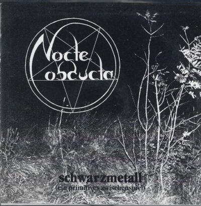 CD NOCTE OBDUCTA – SCHWARZMETALL (EIN PRIMITIVES ZWISCHENSPIEL)