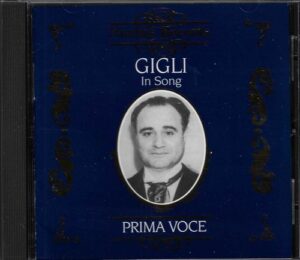PRIMA VOCE: GIGLI – IN SONG (CD)