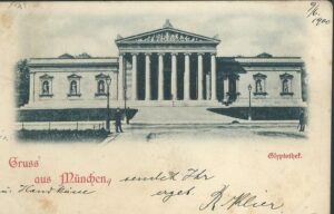 GRUSS AUS MÜNCHEN – GLYPTOTHEK pohlednice
