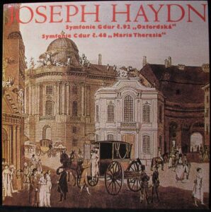 JOSEPH HAYDN – SYMFONIE G DUR Č. 92 – OXFORDSKÁ / SYMFONIE C DUR Č. 48 – MARIA THERESIA (LP)