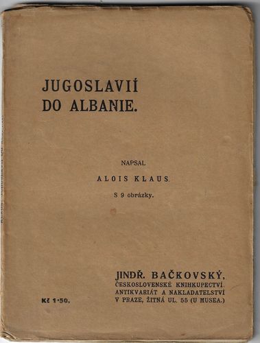 JUGOSLAVIÍ DO ALBANIE – Alois Klaus