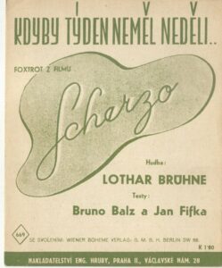 KDYBY TÝDEN NEMĚL NEDĚLI – Hudba Lothar Brühne