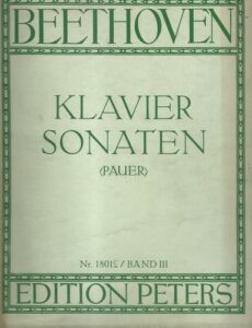KLAVIER SONATEN – L. Beethoven