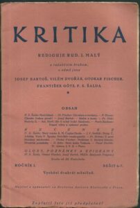 KRITIKA, ROČ. I., SEŠIT 6.-7.
