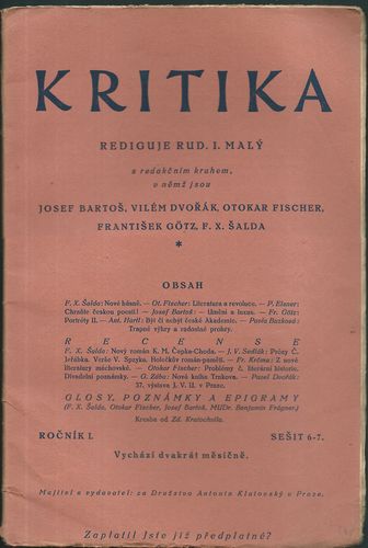 kritik67 KRITIKA, ROČ. I., SEŠIT 6.-7.