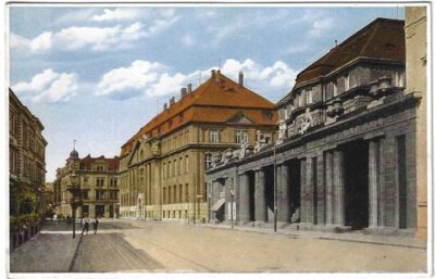 M. OSTRAVA – ČESKÁ, UNION A ŽIVNOSTENSKÁ BANKA pohlednice