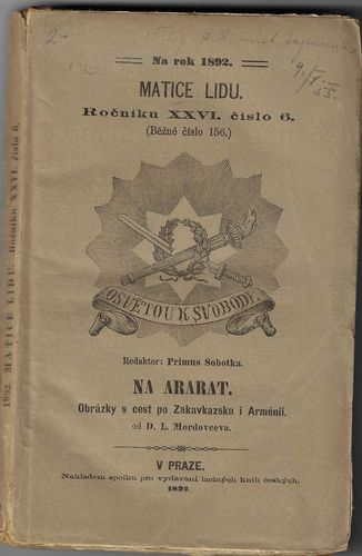 naarabatzl MATICE LIDU 1892 – NA ARARAT – Primus Sobotka