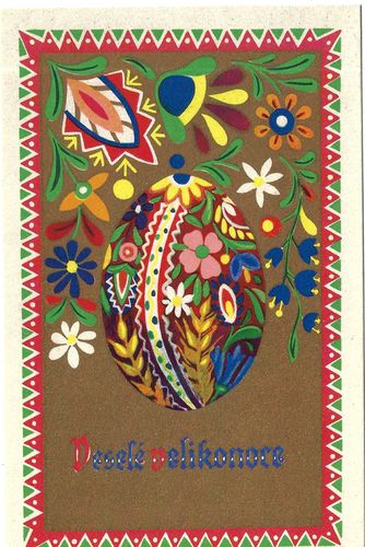 P. J. STŘEDOČESKÝ: MOTIV LIDOVÉHO UMĚNÍ Z CHODSKA – detail 1