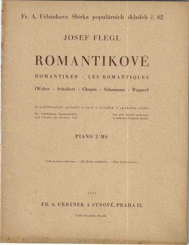 rontkovniot ROMANTIKOVÉ – Josef Flegl