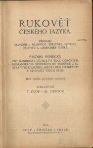 RUKOVĚŤ ČESKÉHO JAZYKA