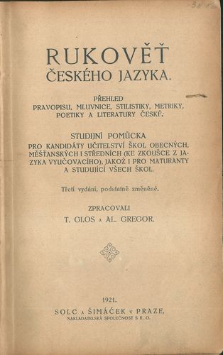 rukvtjazceskh RUKOVĚŤ ČESKÉHO JAZYKA