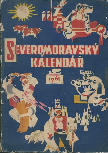 smkalen61 SEVEROMORAVSKÝ KALENDÁŘ 1961 kalendář