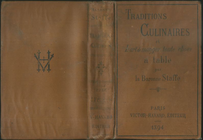 TRADITIONS CULINAIRES – Baronne Staffe