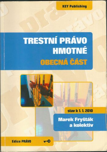 TRESTNÍ PRÁVO HMOTNÉ – OBECNÁ ČÁST
