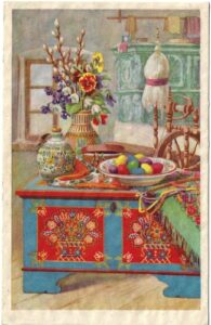 VELIKONOČNÍ MOTIV pohlednice