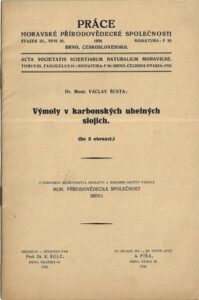 VÝMOLY V KARBONSKÝCH UHELNÝCH SLOJÍCH – Václav Šusta